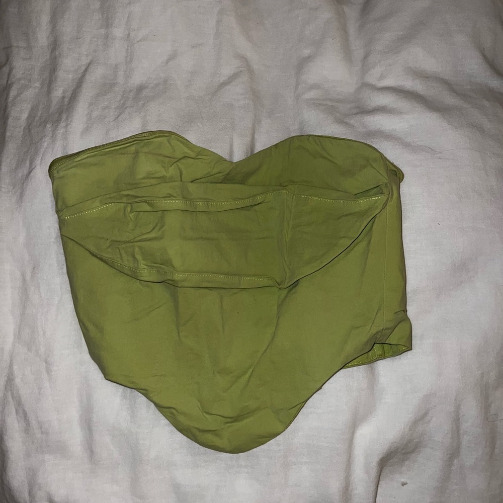 Green corset top